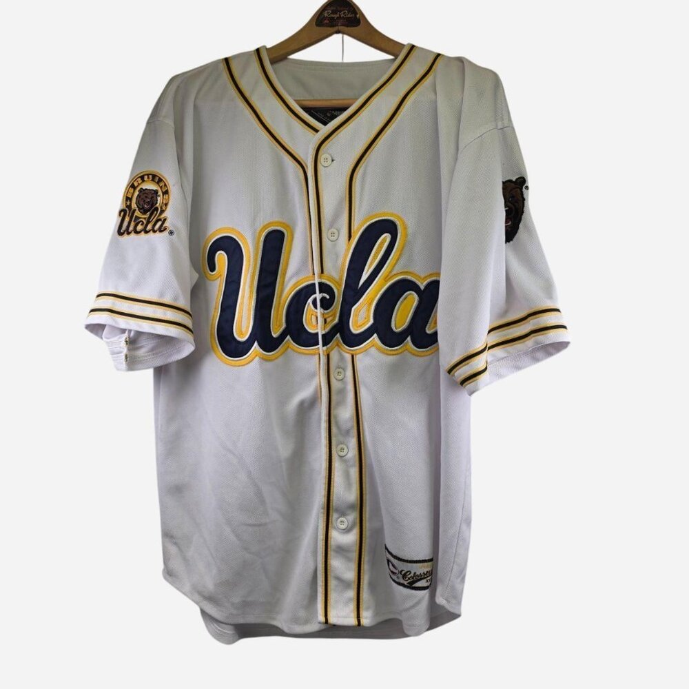 Rare Vtg 90's Authentic Colosseum UCLA Bruins Stitched Baseball Jersey Men's M